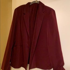 Burgundy Blazer